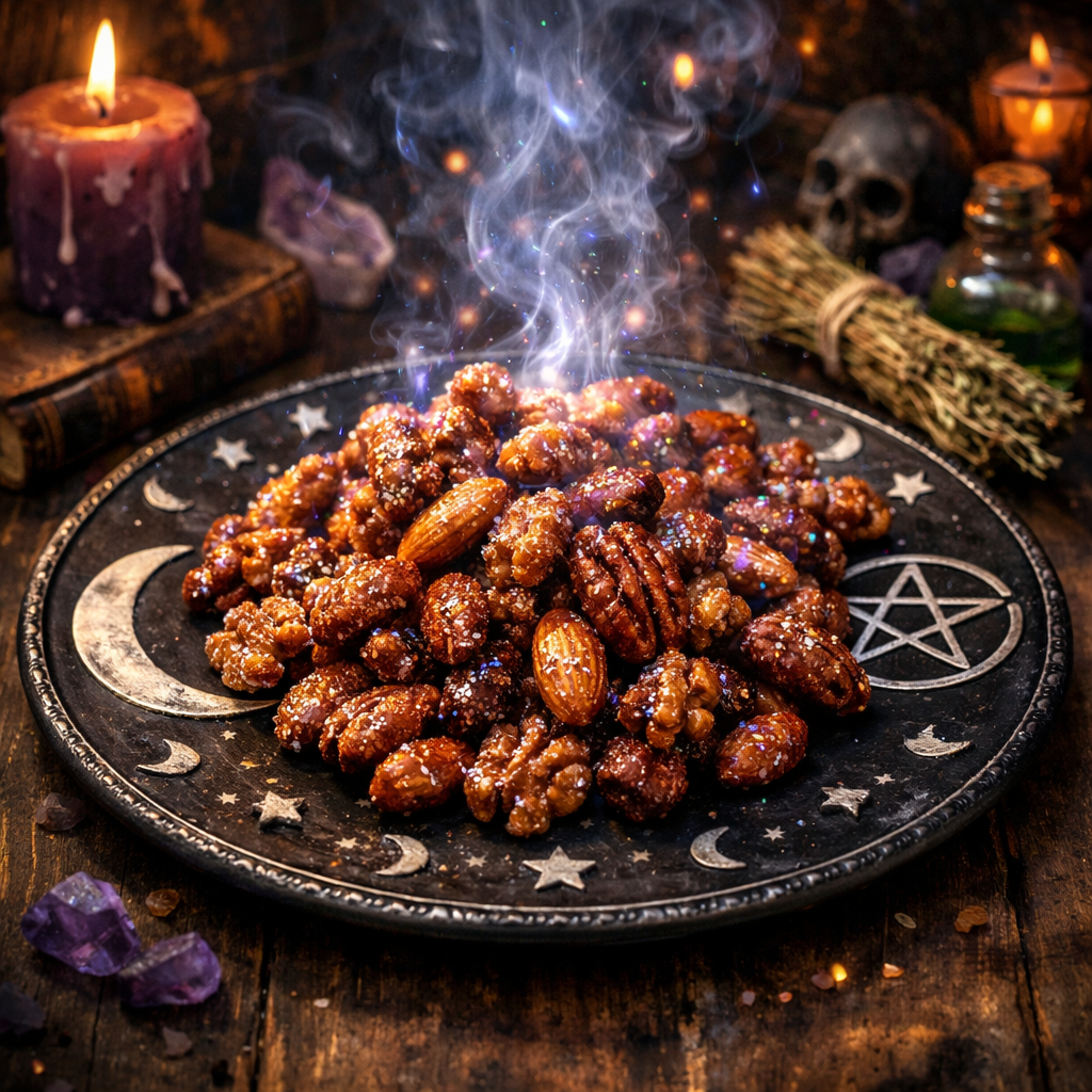 Tasty Cauldron enchanted candied nuts